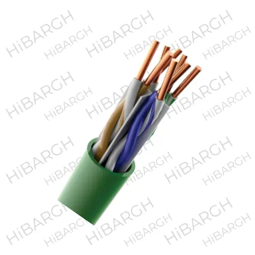 کابل شبکه سیمیا Cat6 U/UTP با تست FLUKE